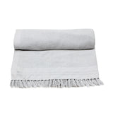 Grey Plain beach towel
