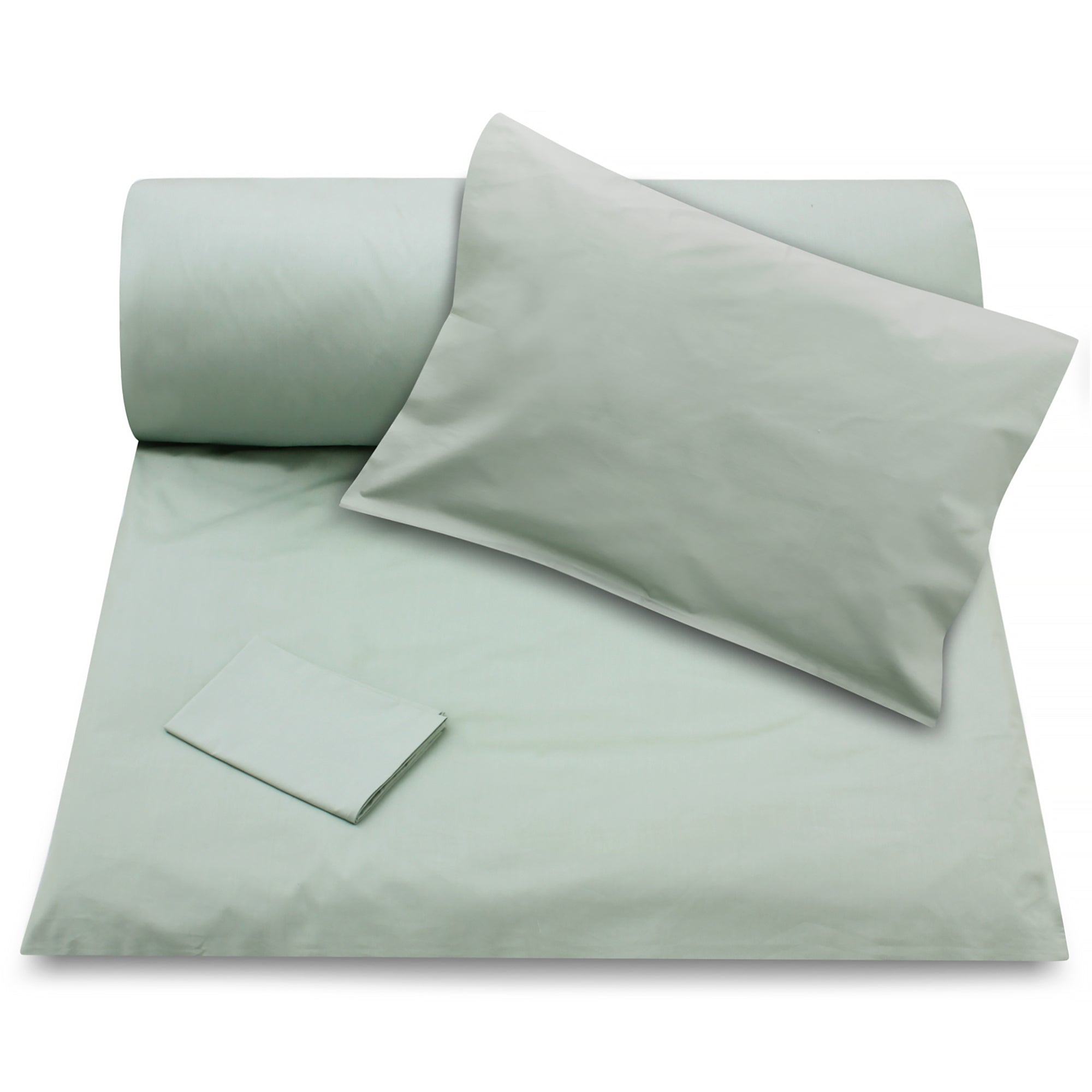Jade Green Duvet Cover + Pillowcases (350 TC)