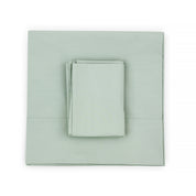 Jade Green Flat Sheet + Pillowcases (350 TC)