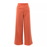 Orange Wide Leg Jogger