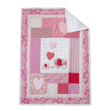 Elephant Patchwork Quilt (Pink)