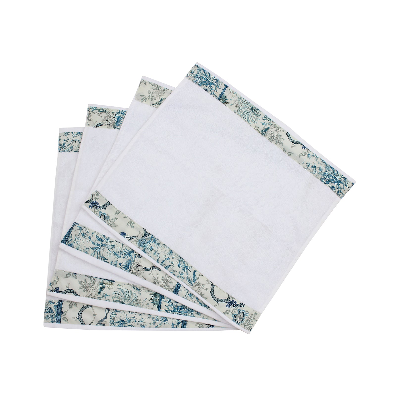 Peacock Hand Towels (Set of 4)