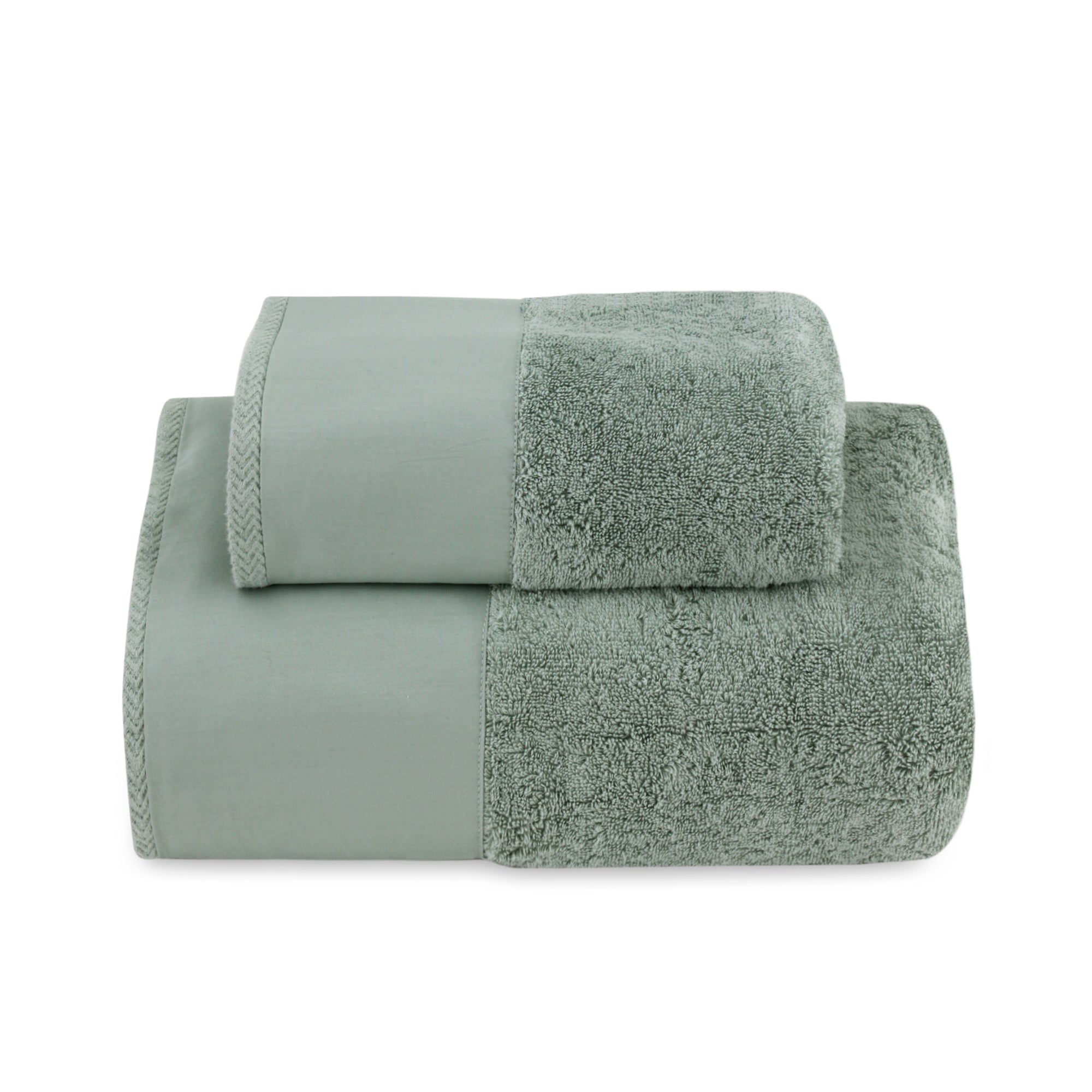 Pistachio Plain Bath Towel Set