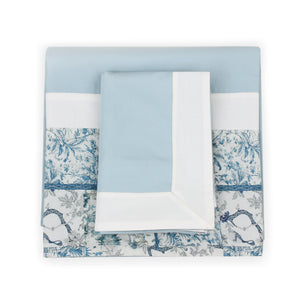 Peacock Sheet + Pillowcases