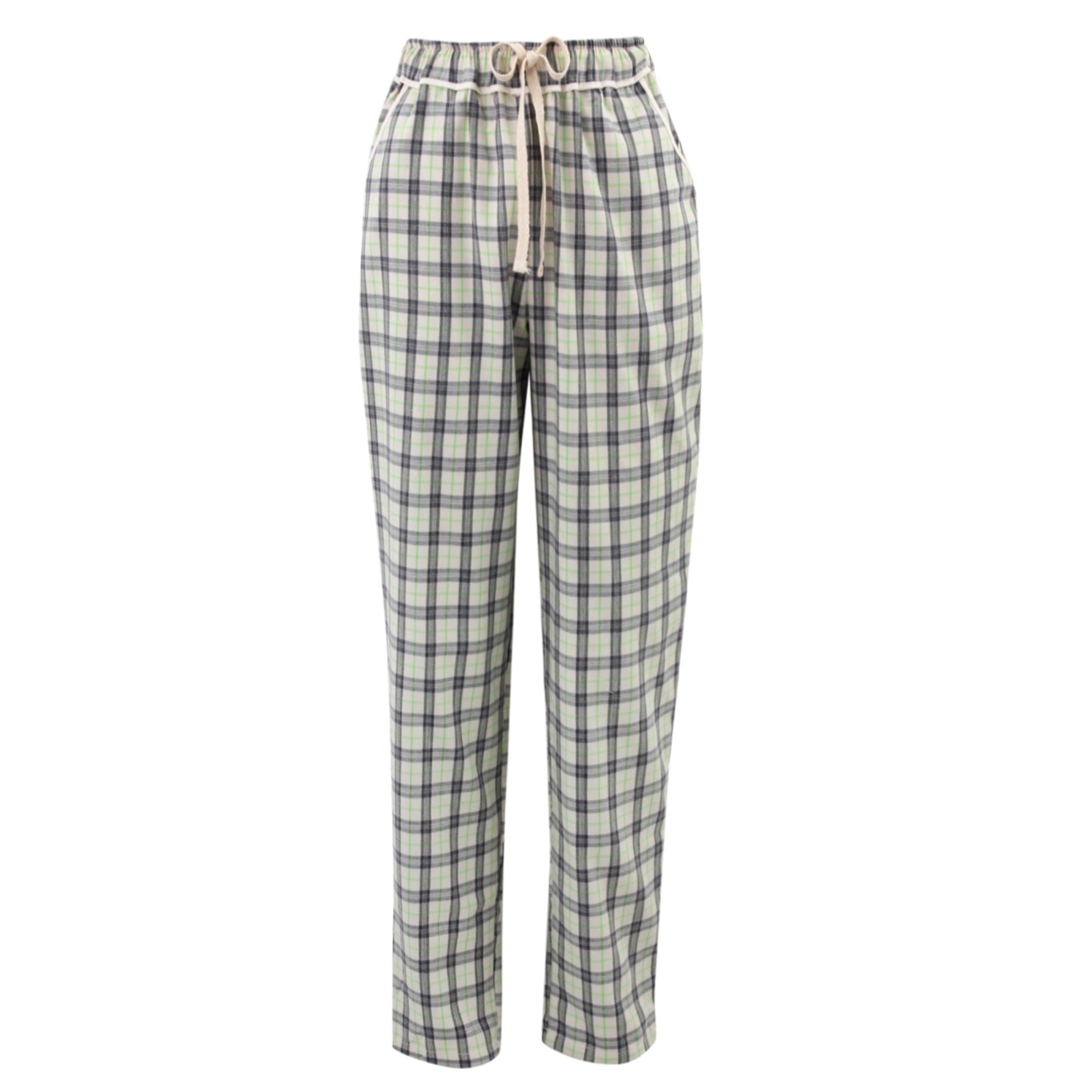 Off-White Checkered Pyjama Pants