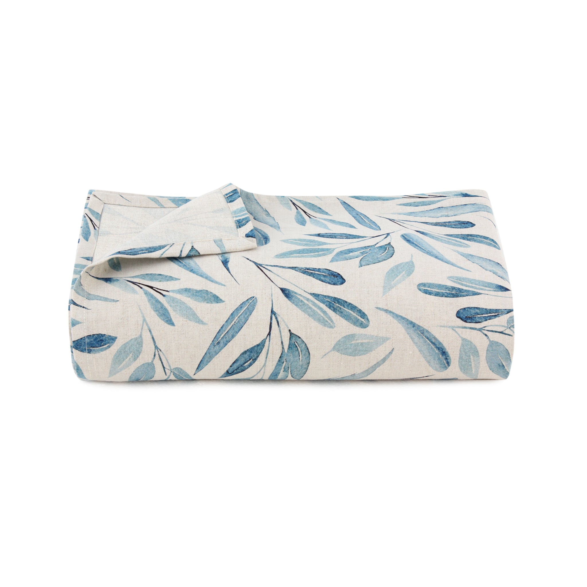 Blue Leaves Tablecloth