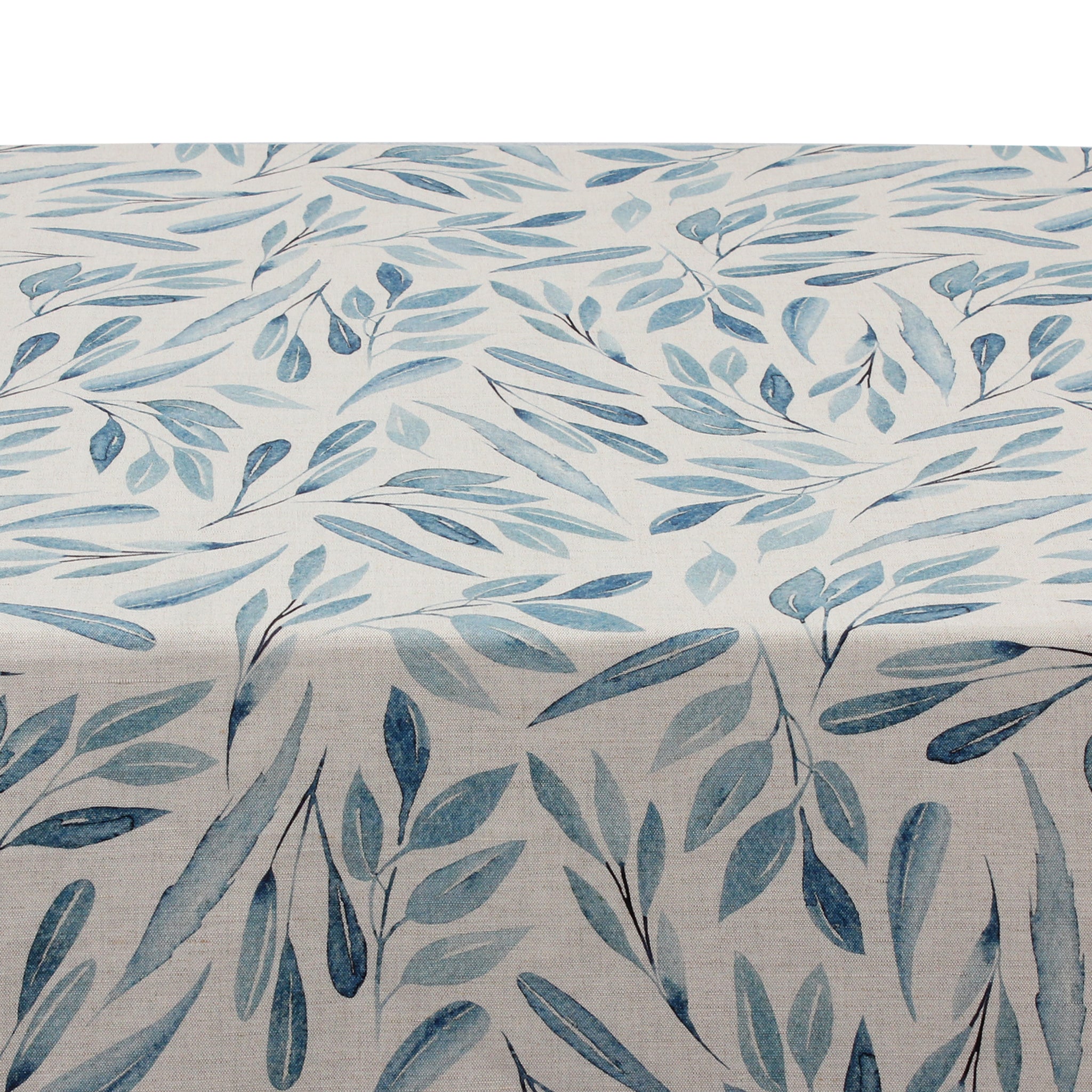 Blue Leaves Tablecloth