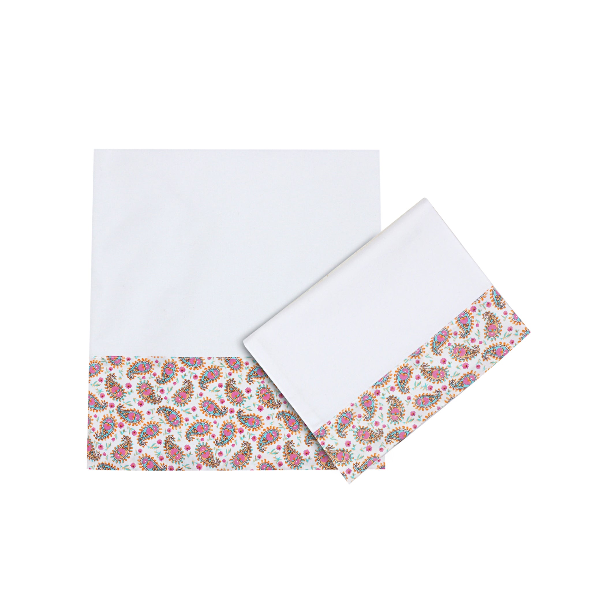 Pink Mini Paisley Baby Sheet Set