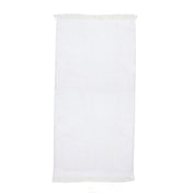Frost White Fringe Bath Towel Set