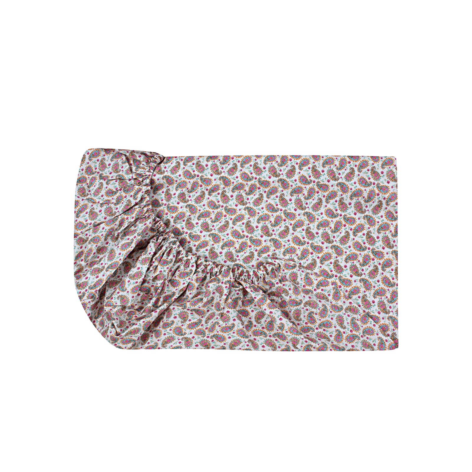 Pink Mini Paisley Baby Sheet Set
