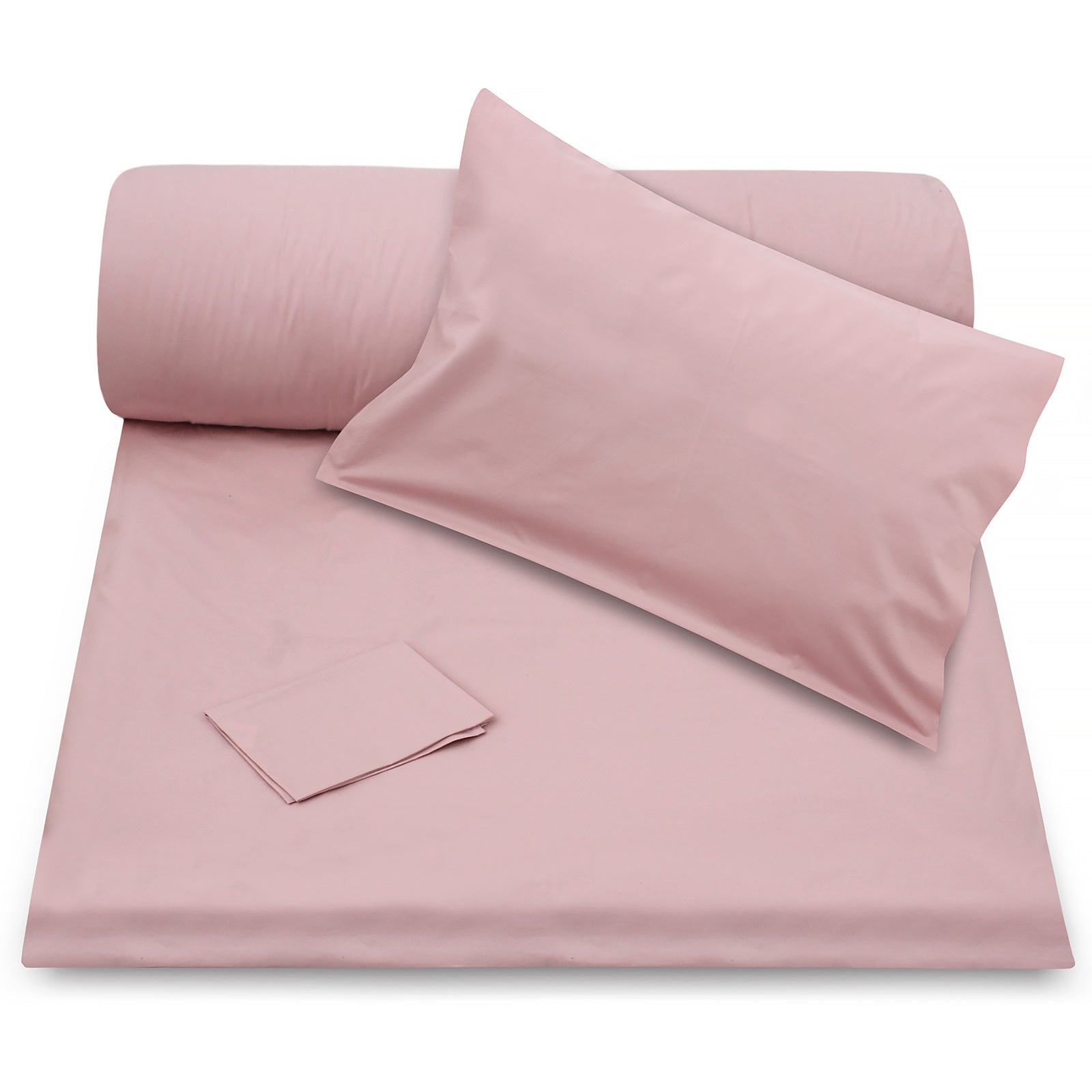 Dusty Pink Duvet Cover + Pillowcases (350 TC)