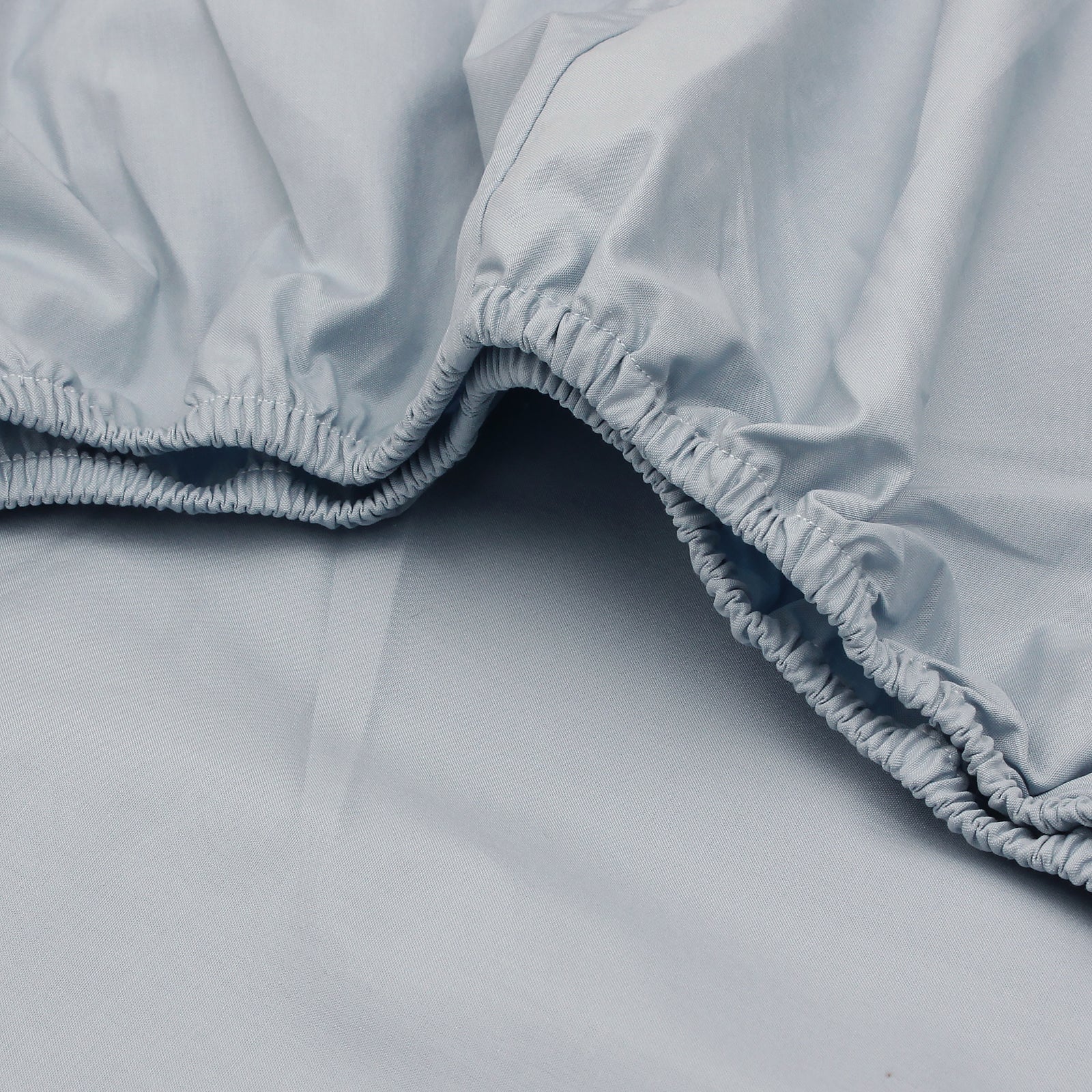 Powder Blue Fitted Sheet + Pillowcases (350 TC)