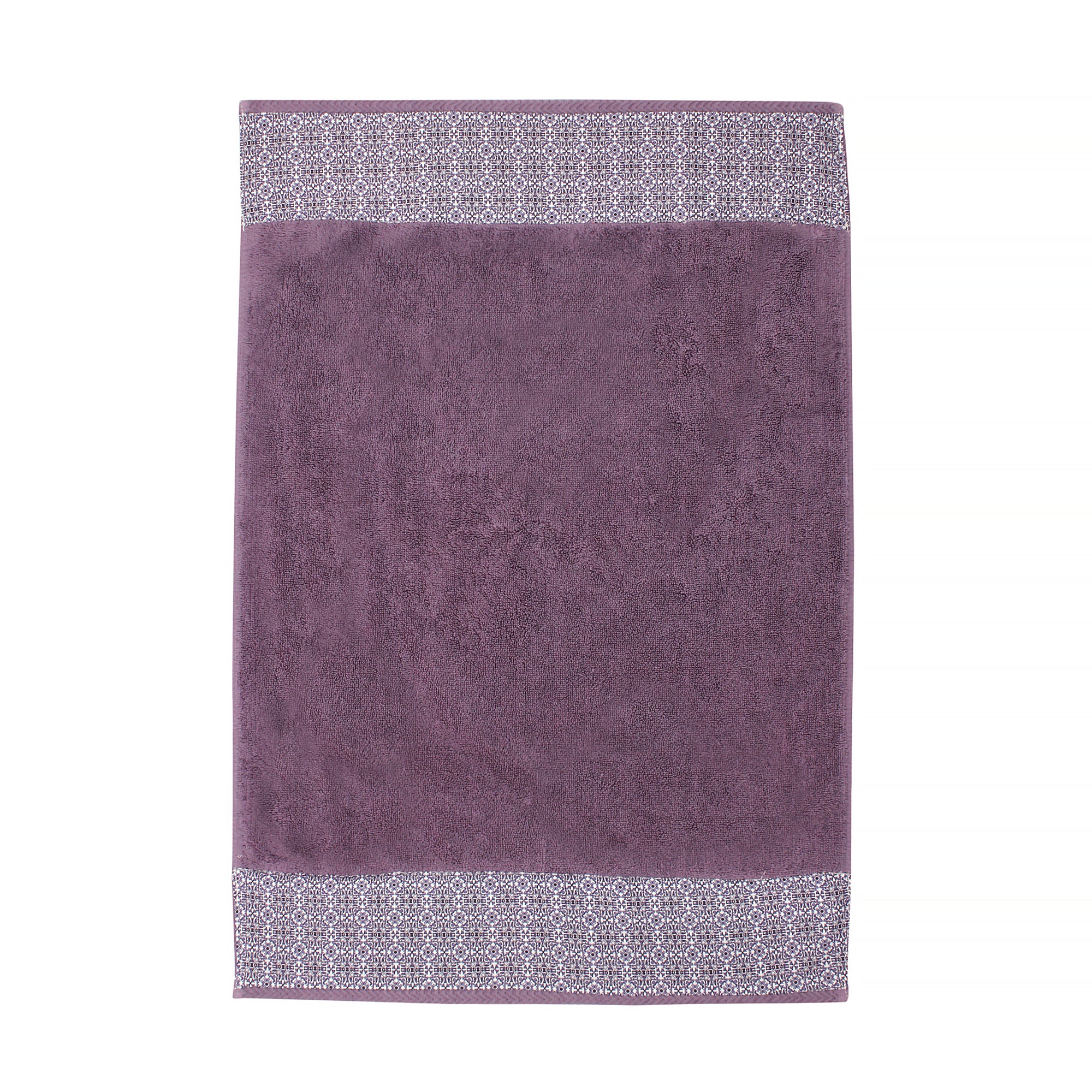 Lilac Arabesque Face Towel