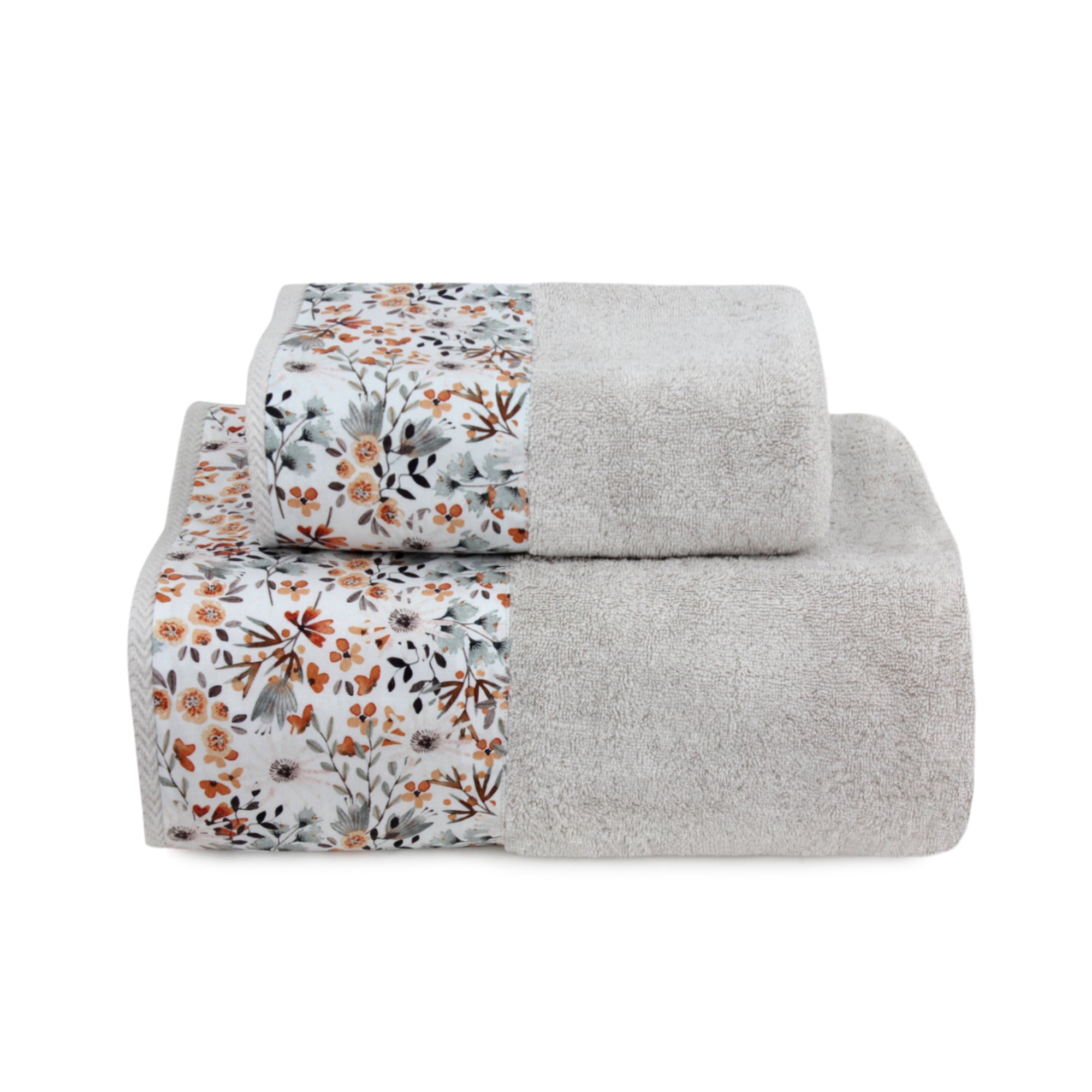 Amber Leaves Bath Towel Set