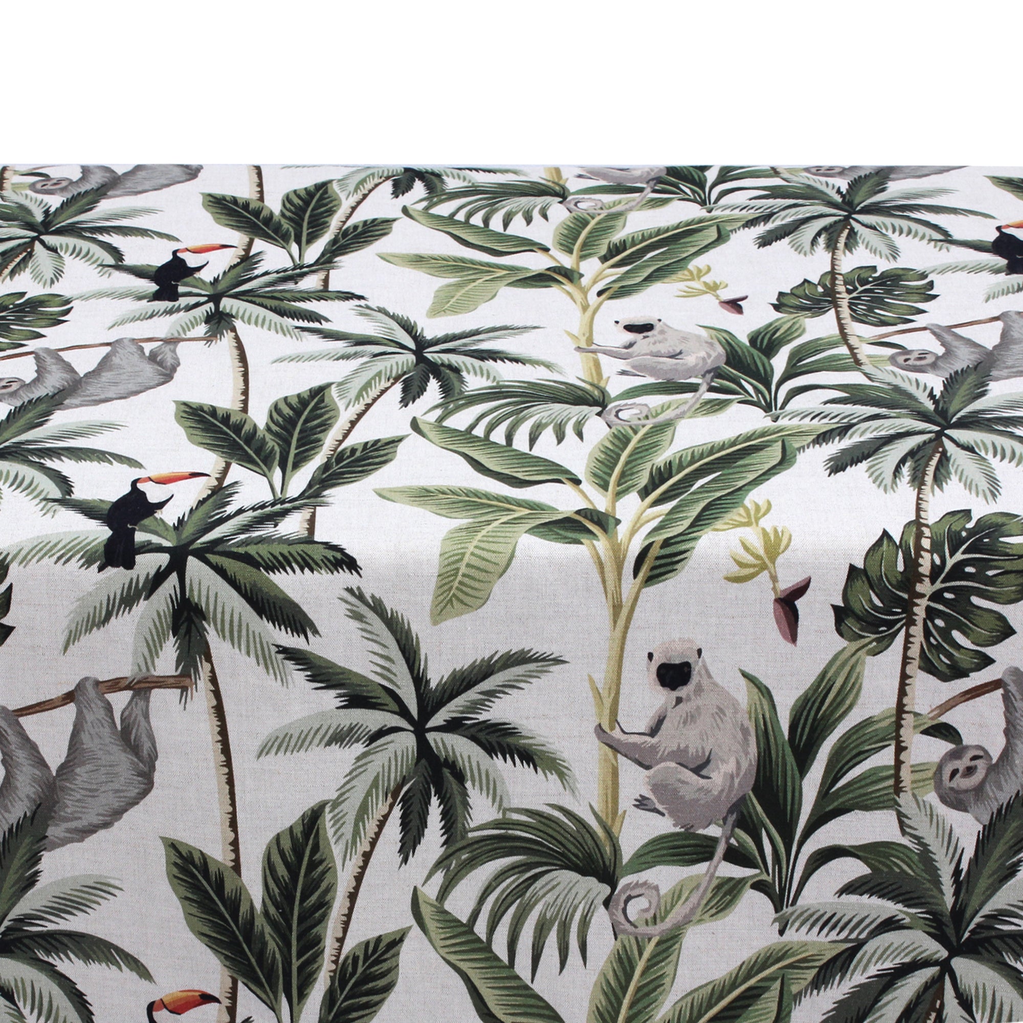 Green Jungle Linen Tablecloth
