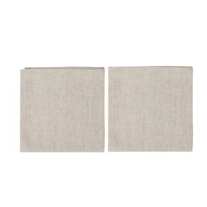 Beige Linen Napkins (Set of 2)