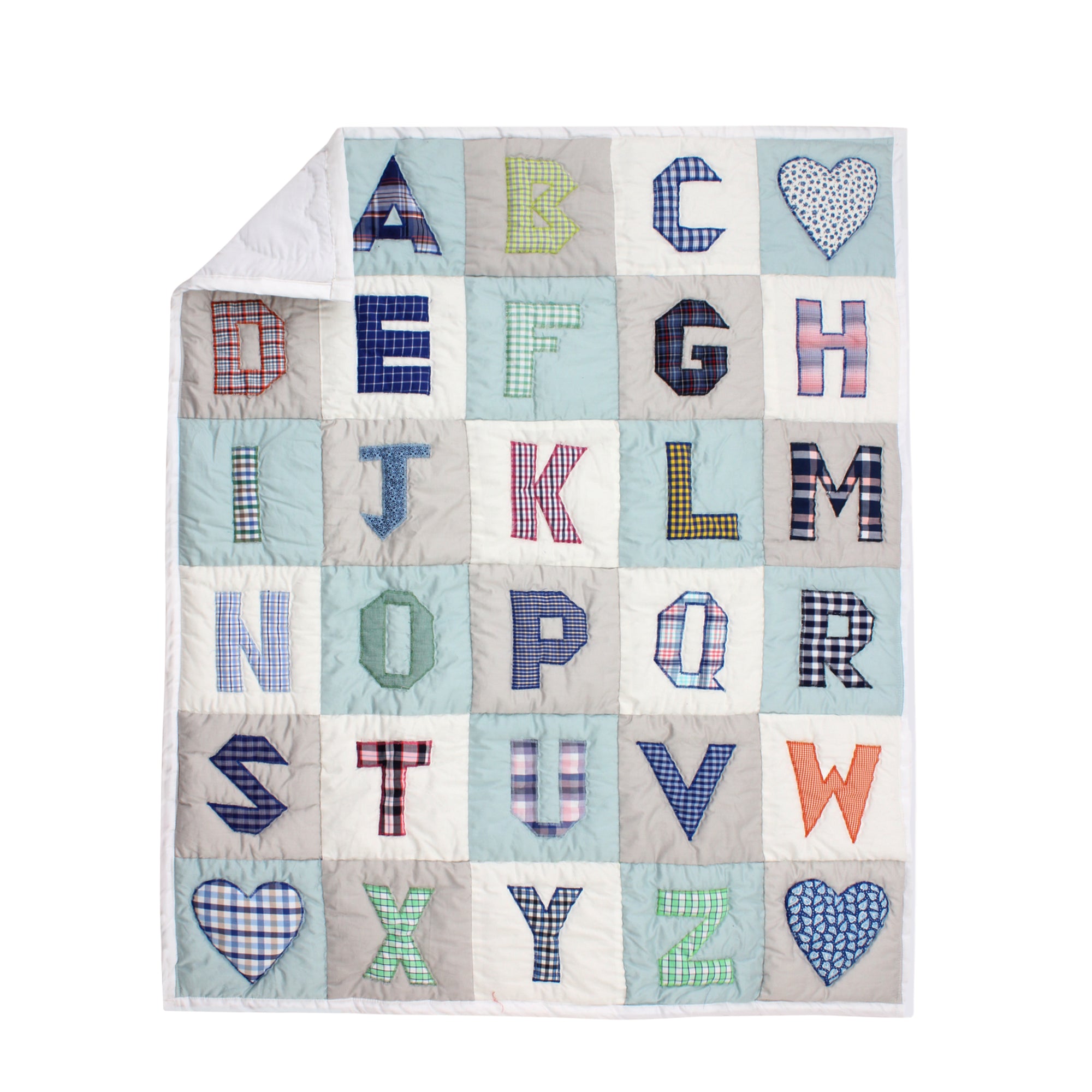 Alphabet Patchwork Quilt (Multi)