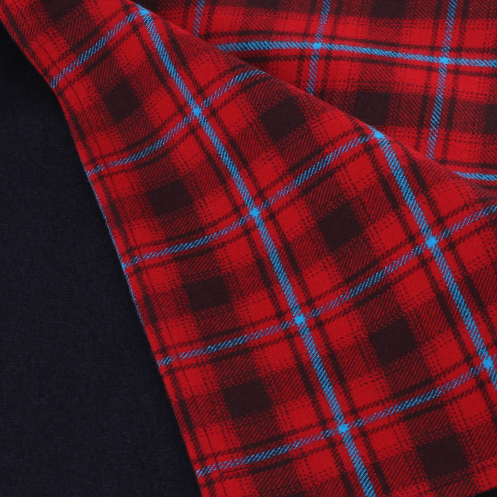 Red/Blue Checkered Throw Blanket