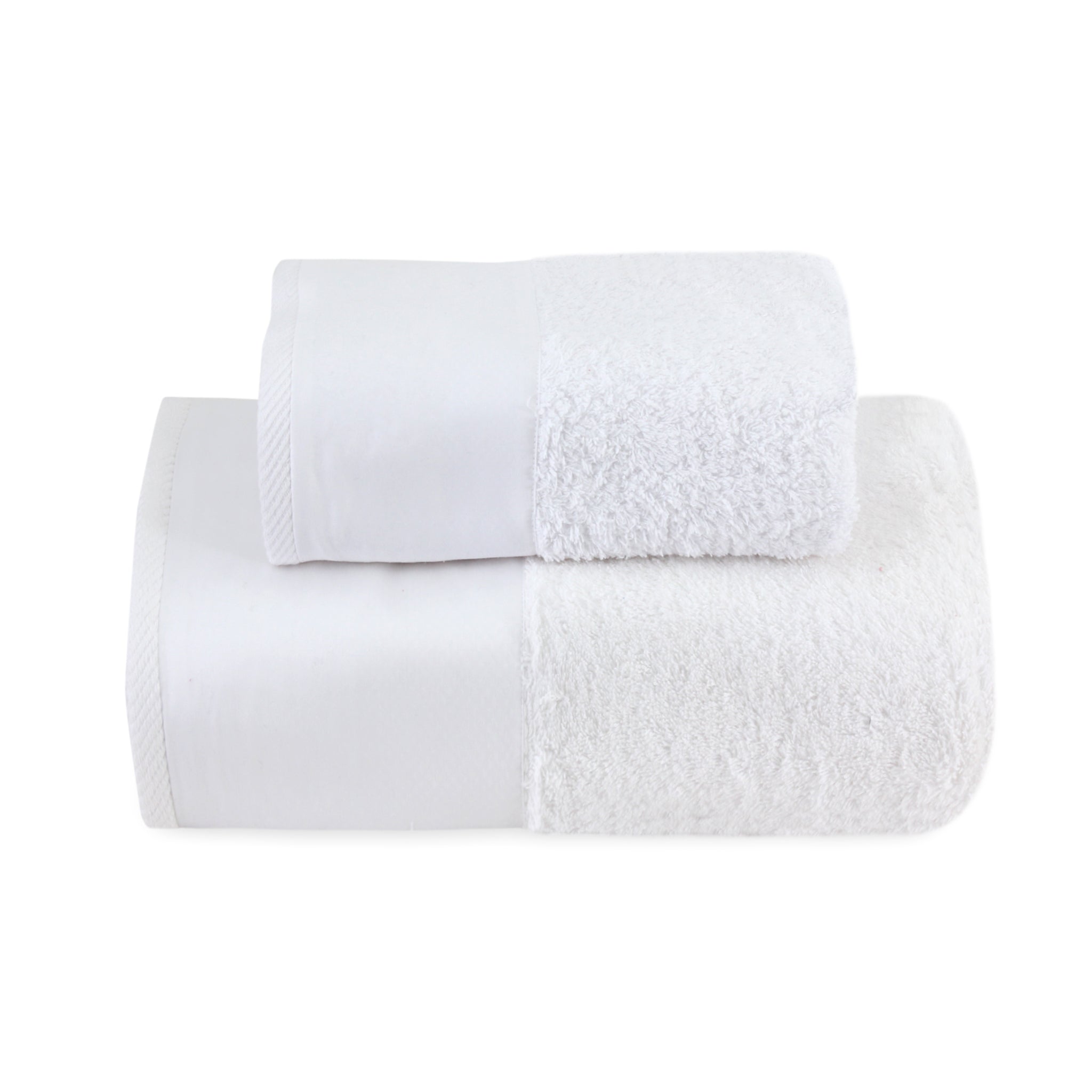 White Plain Bath Towel Set Nillens