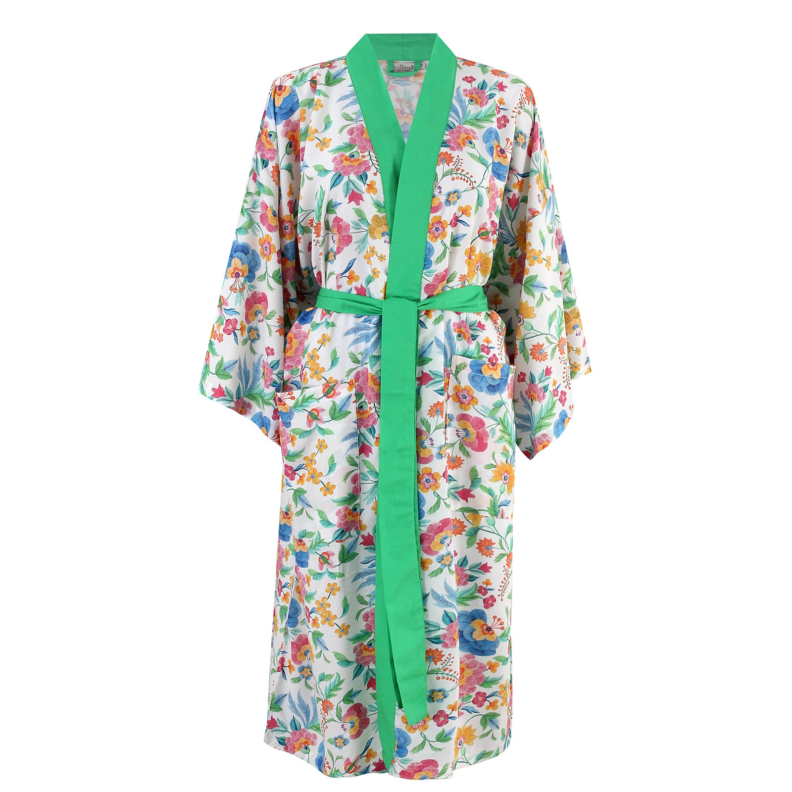 White Aasha Classic Cotton Kimono