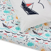 Beach Sketch Printed Duvet + Pillowcases