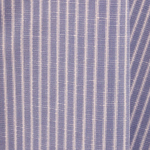 Blue Striped Linen Kaftan Dress