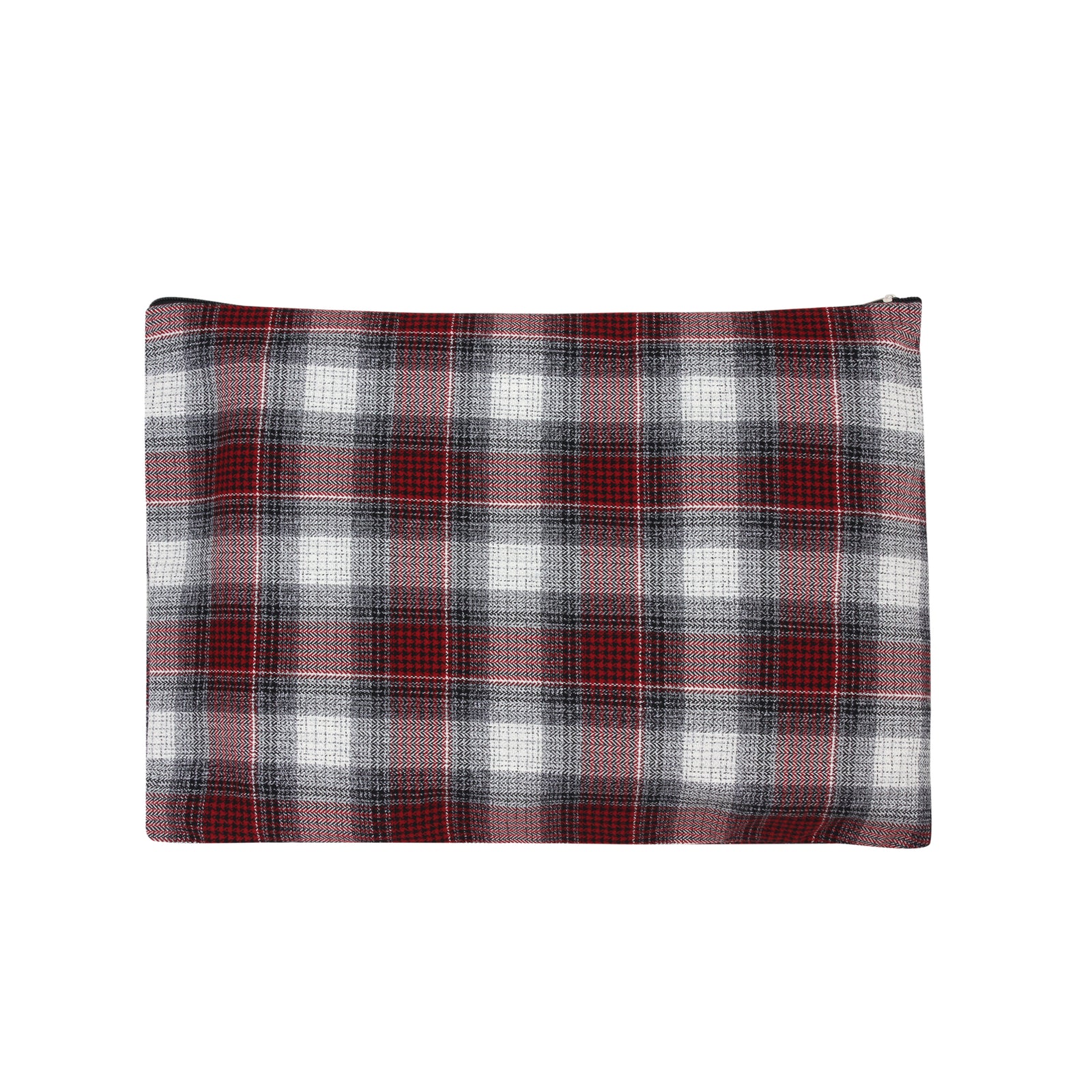 Unisex Red/Off-White Checkered Robe