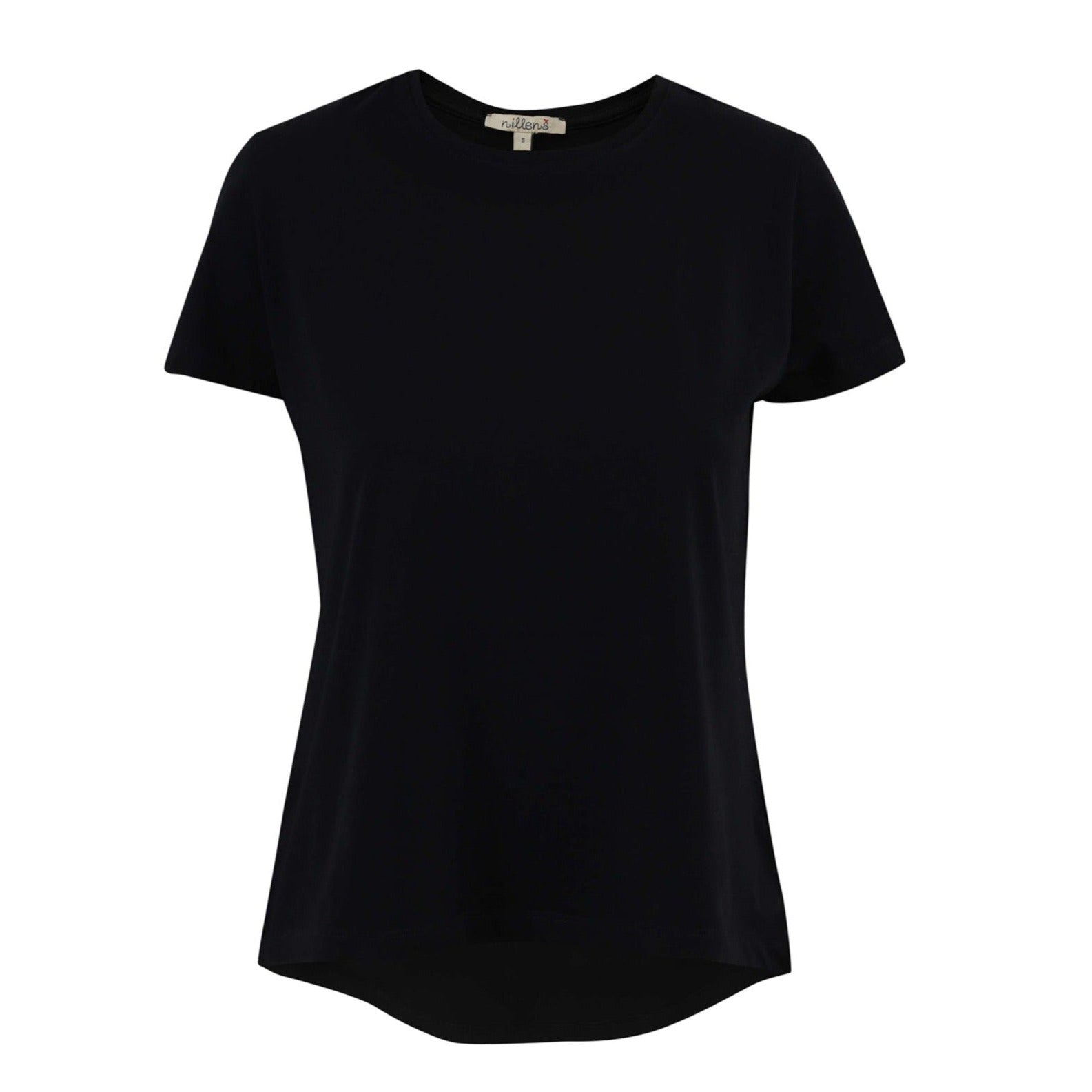 Black Round Neck T-Shirt