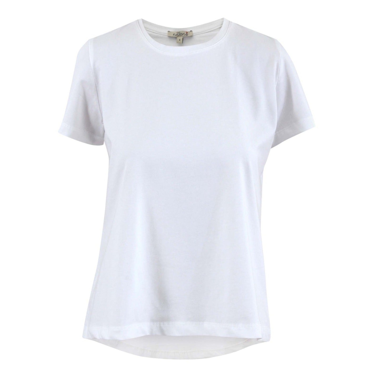 White Round Neck T-Shirt
