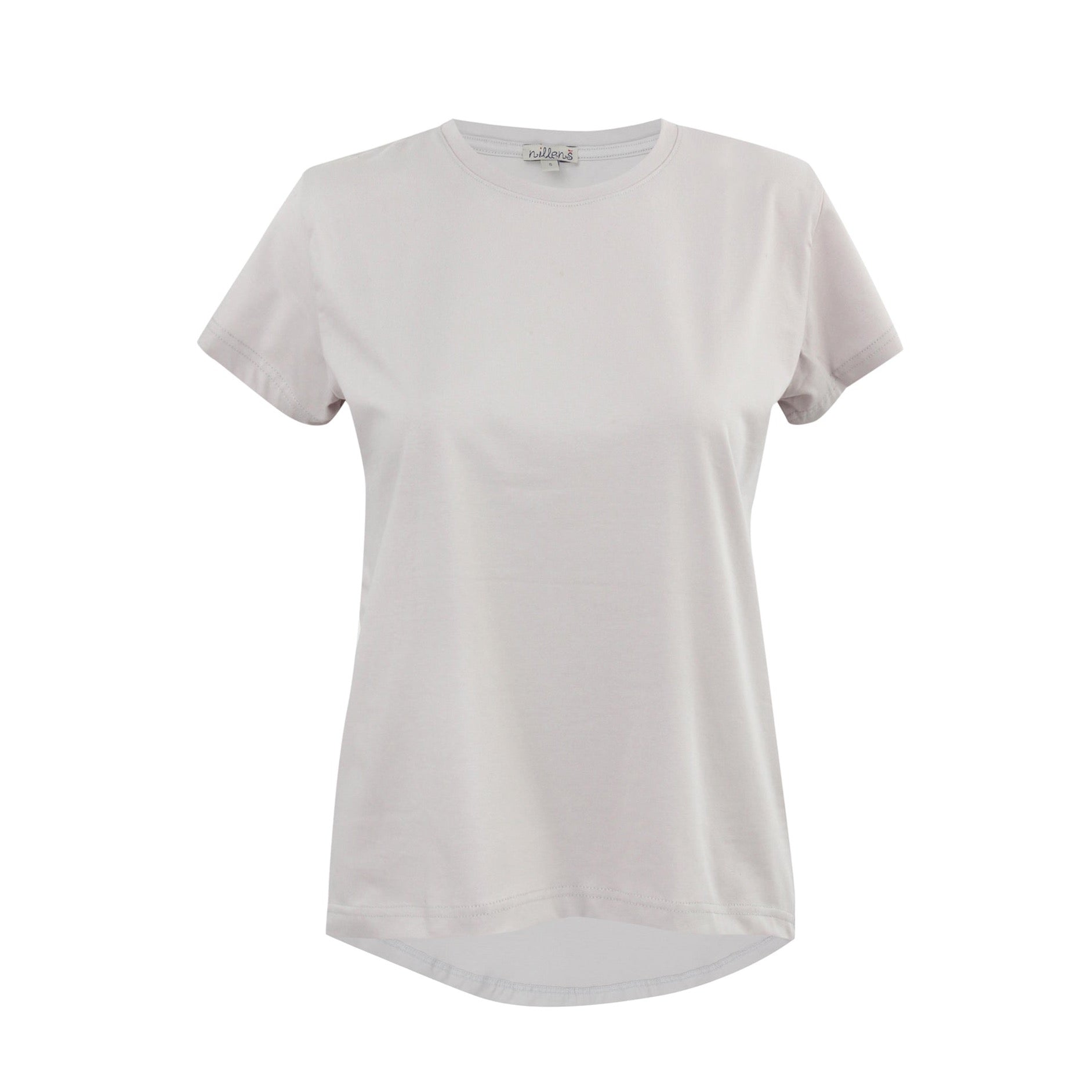 Light Grey Round Neck T-Shirt