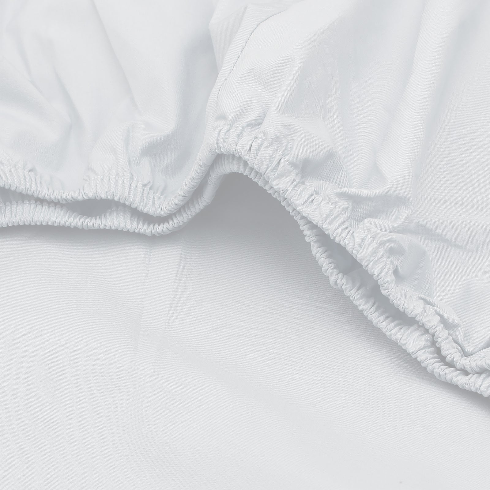 White Fitted Sheet + Pillowcases (600 TC)