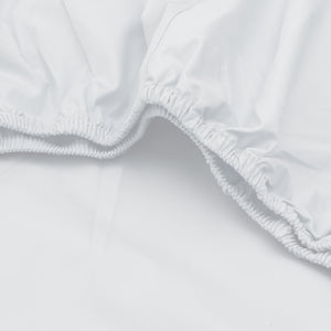 White Fitted Sheet + Pillowcases (600 TC)