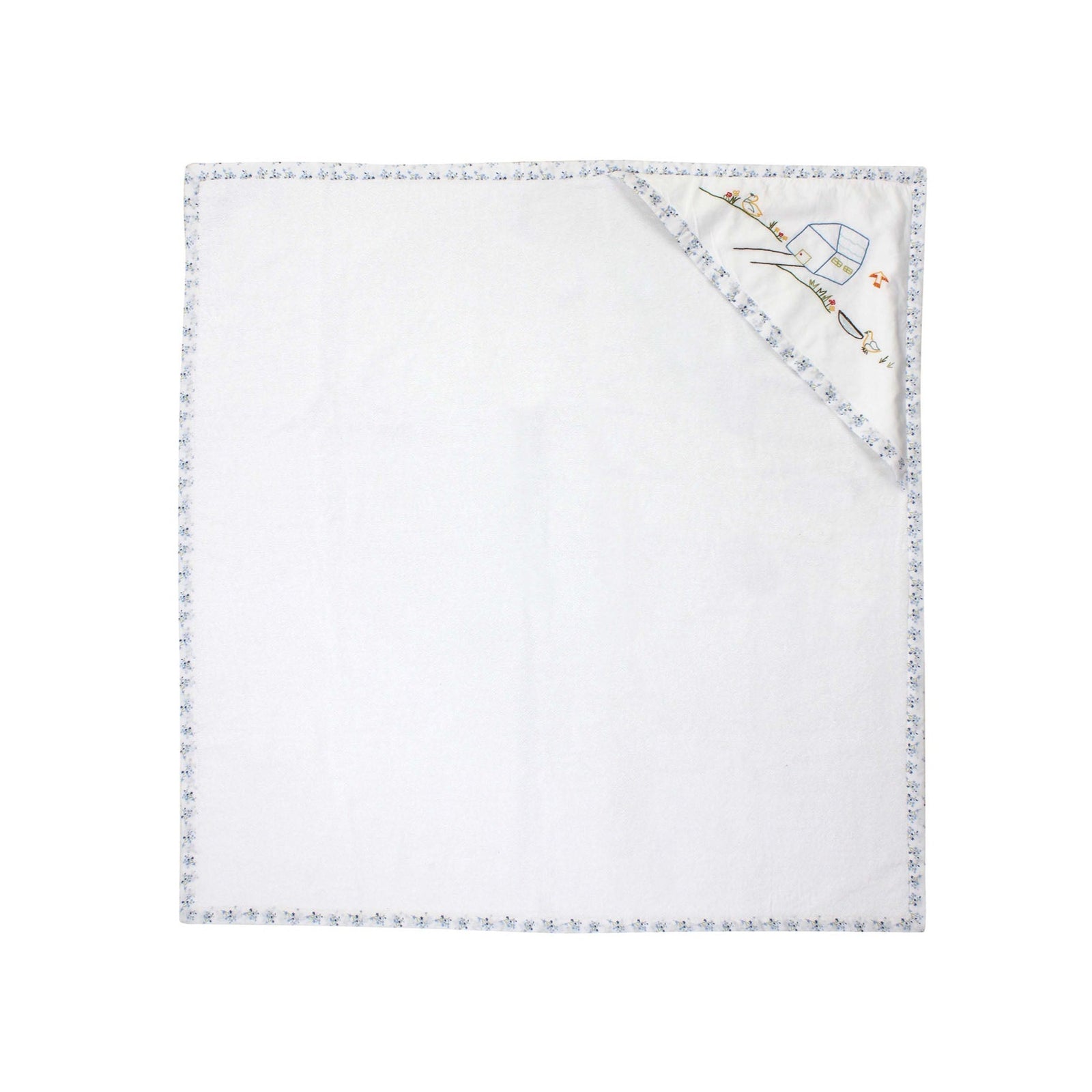 Blue Farm Hooded Baby Towel (0-2Y)