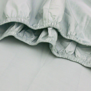 Jade Green Fitted Sheet + Pillowcases (350 TC)