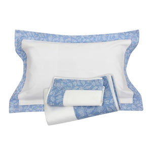 Blue Paisley Sheet + Pillowcases (600 TC)