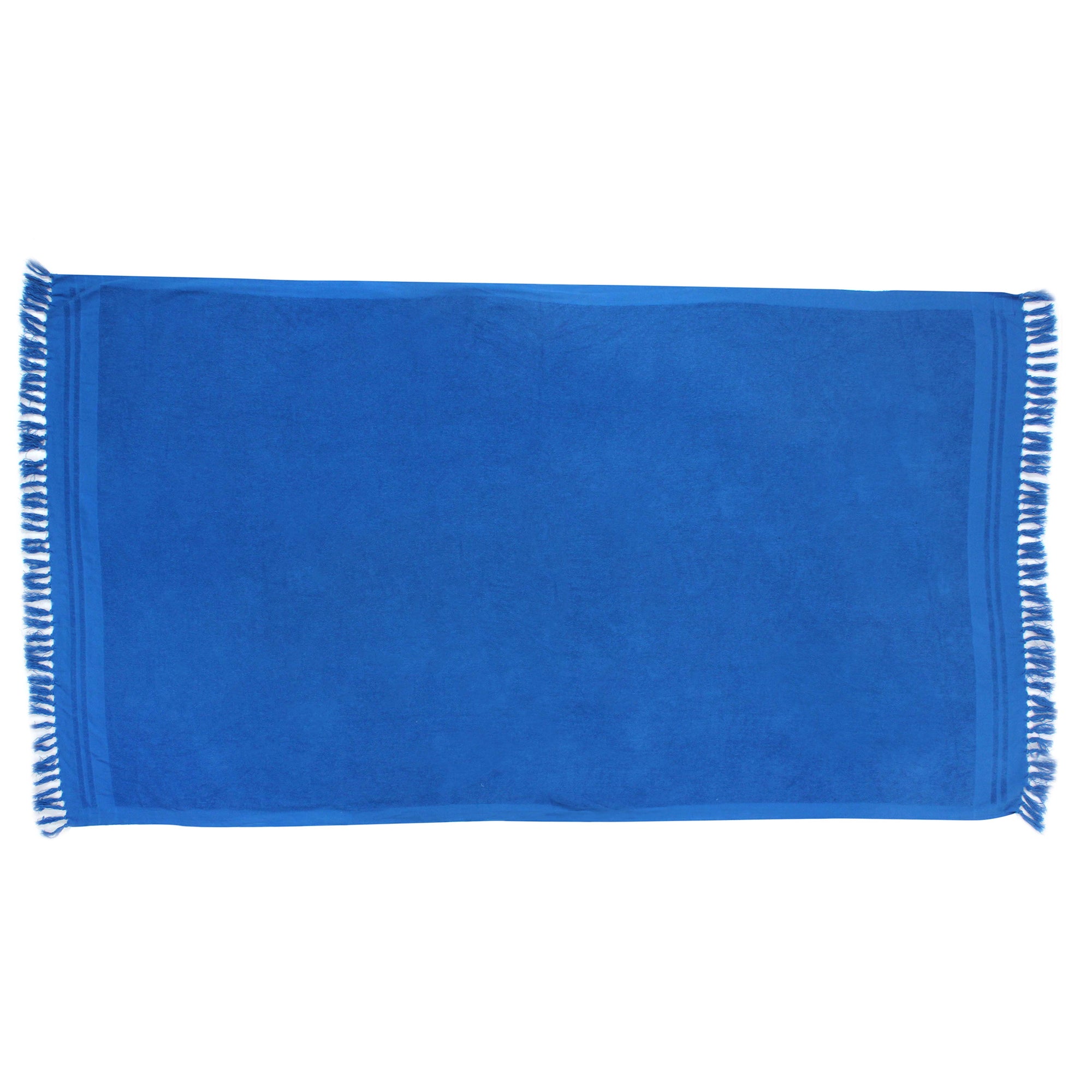 Blue Plain Beach Towel