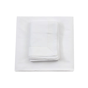White Sheet + Pillowcases (600 TC)